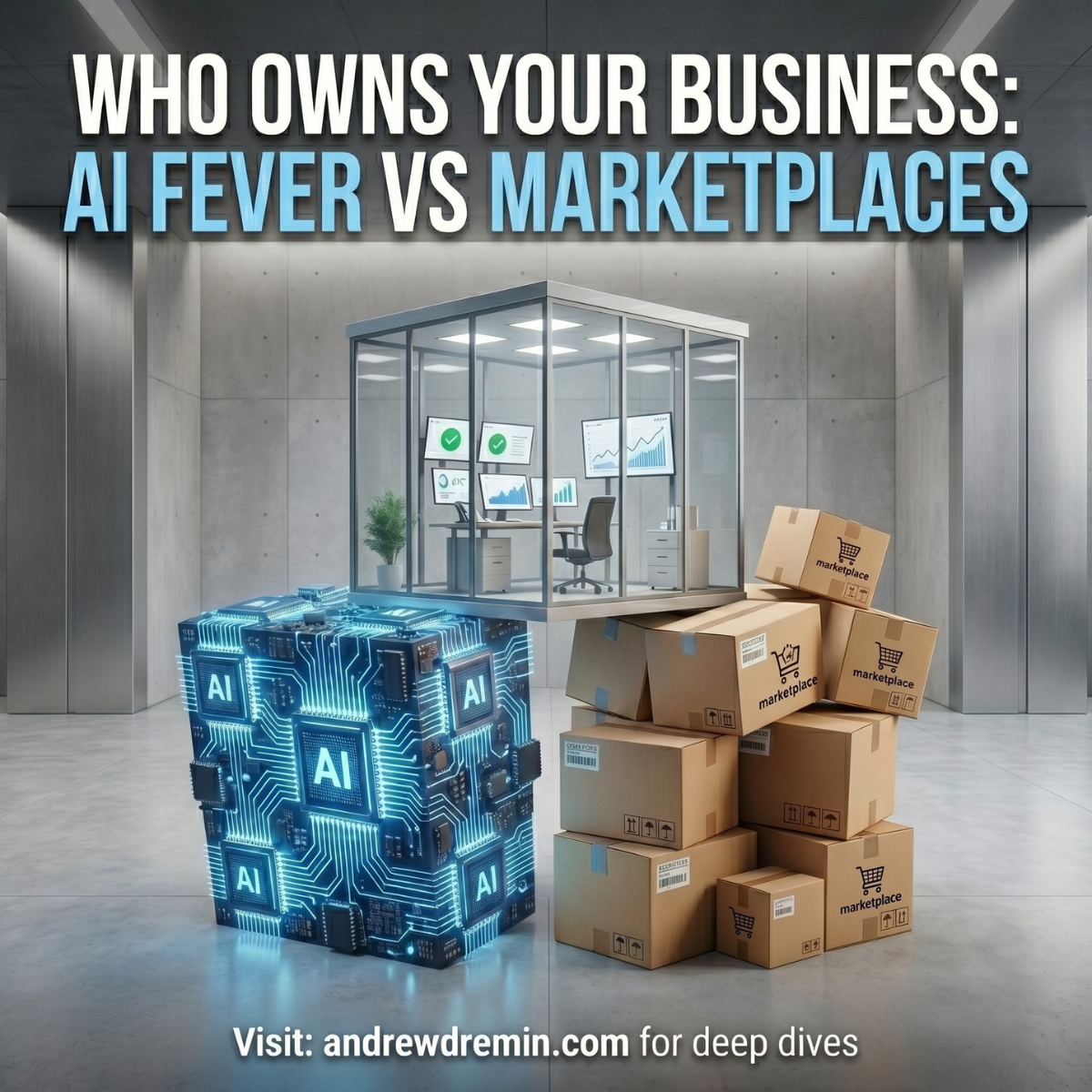 Amazon seller fee trends 2026 and retail margin risks compared against external AI compute and platform dependencies.